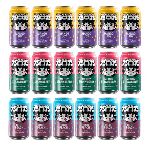 Bubble Bob Zestaw Mix 330 ml x 18 szt Bubble Bob Zestaw Mix 330 ml x 18 szt