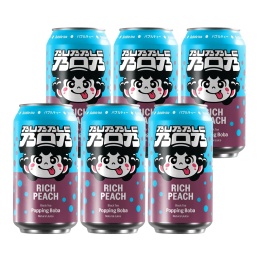 Bubble Bob napój brzoskwinia 330 ml x 6 szt