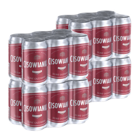 Cisowianka silnie gazowana 330 ml x 24 szt Cisowianka silnie gazowana 330 ml x 24 szt