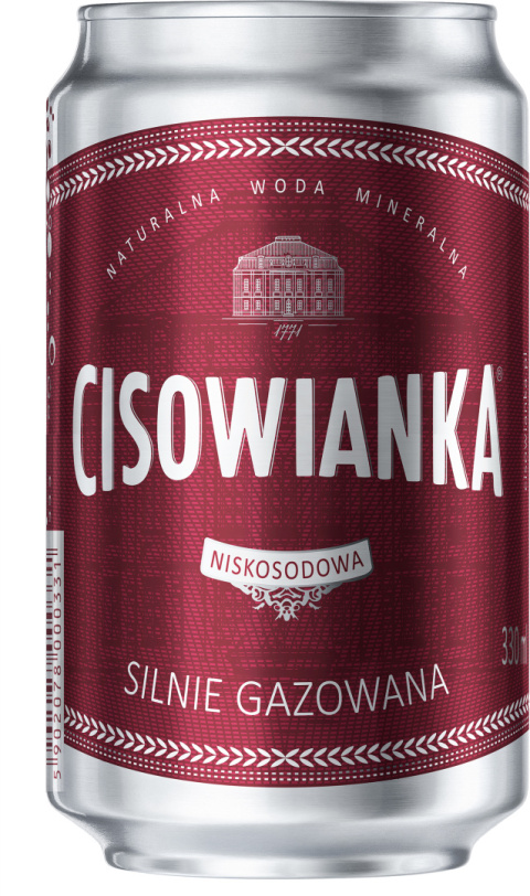 Cisowianka silnie gazowana 330 ml x 24 szt Cisowianka silnie gazowana 330 ml x 24 szt