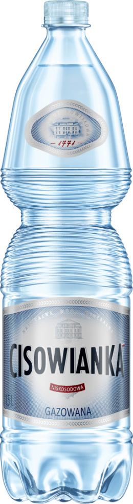 Cisowianka woda gazowana 1,5 L PET x 18 szt