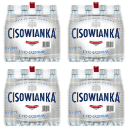 Cisowianka woda lekko gazowana 500 ml PET x 48 szt