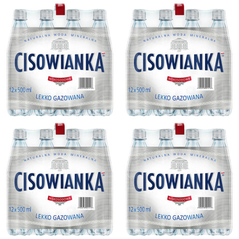 Cisowianka woda lekko gazowana 500 ml PET x 48 szt Cisowianka woda lekko gazowana 500 ml PET x 48 szt