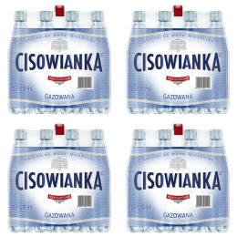Cisowianka woda gazowana 500 ml PET x 48 szt