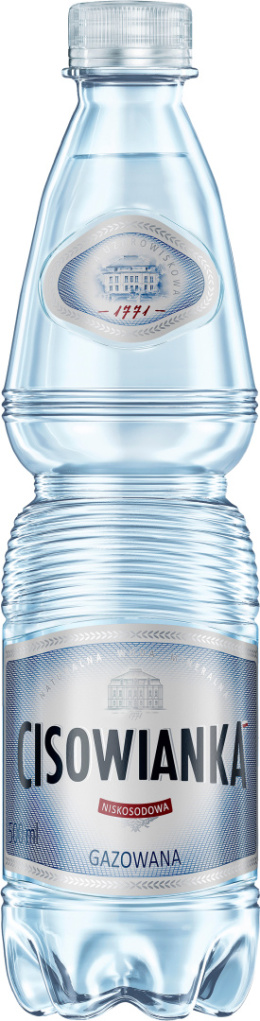 Cisowianka woda gazowana 500 ml PET x 48 szt