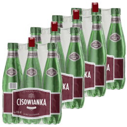 Cisowianka silnie gazowana 700 ml PET x 24 szt