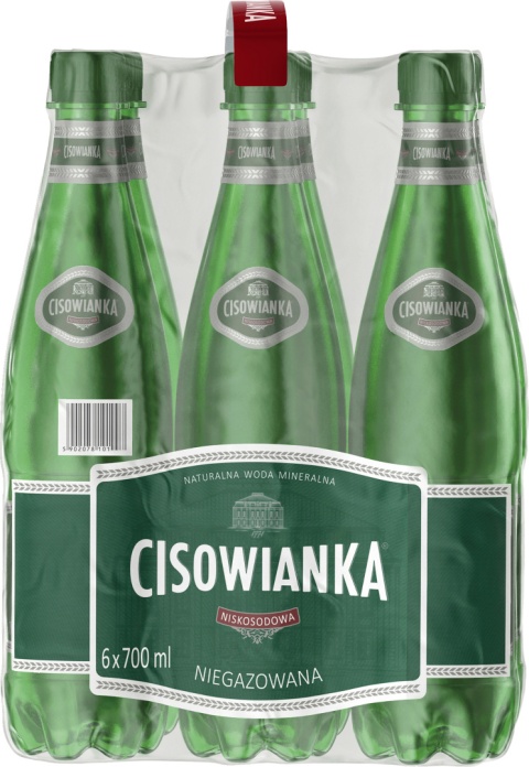 Cisowianka woda niegazowana 700 ml PET x 6 szt