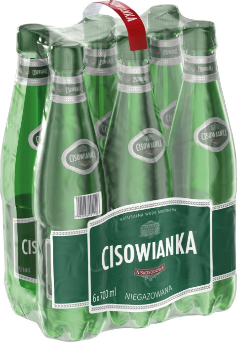 Cisowianka woda niegazowana 700 ml PET x 6 szt