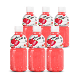 Jumi Jumi Napój Truskawka z Nata De Coco 320 ml x 6 szt
