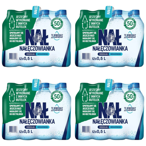 Nałęczowianka woda niegazowana 500 ml rPET x 48 szt Nałęczowianka woda niegazowana 500 ml rPET x 48 szt