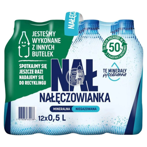 Nałęczowianka woda niegazowana 500 ml rPET x 48 szt Nałęczowianka woda niegazowana 500 ml rPET x 48 szt