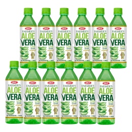 OKF Farmer's Aloe Vera Original 500 ml x 12 szt
