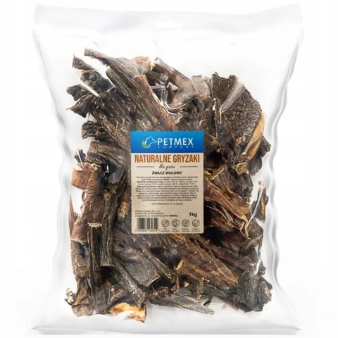 PETMEX Żwacz wołowy 1kg PETMEX Żwacz wołowy 1kg