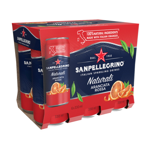 San Pellegrino Aranciata Rossa 330 ml x 6 szt San Pellegrino Aranciata Rossa 330 ml x 6 szt
