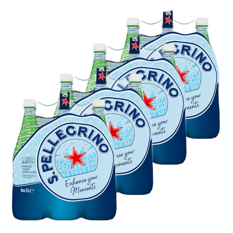 San Pellegrino woda gazowana 1 L x 24 szt PET San Pellegrino woda gazowana 1 L x 24 szt PET